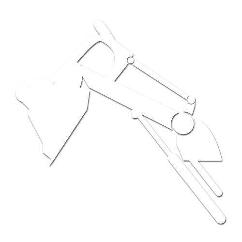 white construction attachment icon